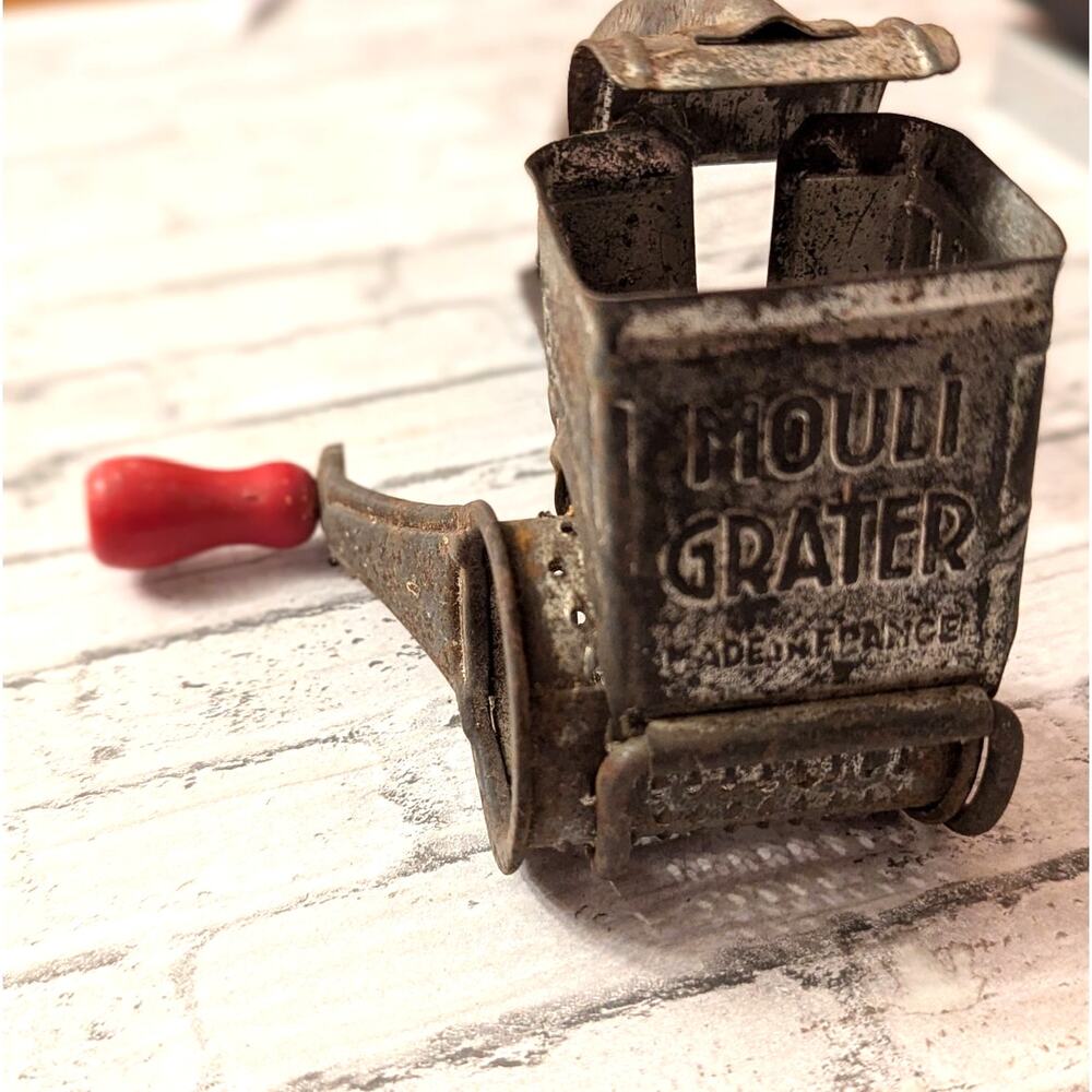 Mouli Cheese Grater with Red Handle